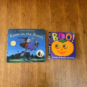 2 Board Books for toddlers about Halloween